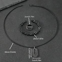 Браслеты-цепочки из нержавеющей стали 304&nbsp;FS-WGDB989-01