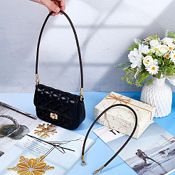 Плетеные ручки сумки из искусственной кожи&nbsp;PURS-WH0005-96A-04G