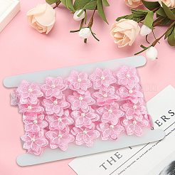 2 ярд цветочной кружевной отделки из полиэстера&nbsp;OCOR-CY0002-69A