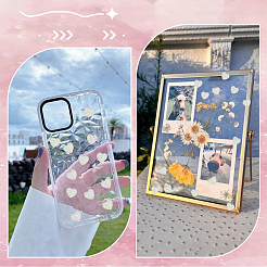 150 шт. блестящие кабошоны из друзовой смолы&nbsp;RESI-SC0006-05