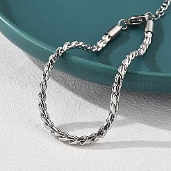 Браслеты-цепочки из нержавеющей стали 304 для женщин&nbsp;BJEW-Q051-04P