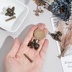 Ручки коробки сплава цинка&nbsp;FIND-WH0139-712A