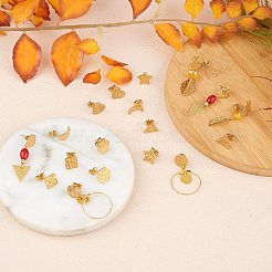 18 шт. 9 шт. фурнитура для сережек-гвоздиков из нержавеющей стали 304&nbsp;STAS-SZ0002-88