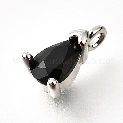 Латунные микро проложить кубического циркония подвески&nbsp;KK-D356-08H-P