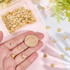 100шт 4 стиля латунные бусины&nbsp;KK-BBC0022-40