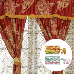 2 карта 2 цвета полиэфирная плетеная кружевная лента&nbsp;OCOR-FH0001-23