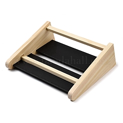 2-уровневые подставки для подвесок и ожерелий из искусственной кожи NDIS-F004-01A