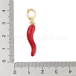 Латунь эмаль подвески&nbsp;X-KK-G496-09G