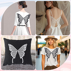 2 шт. 2-х цветные кружевные нашивки для приклеивания и пришивания&nbsp;PATC-GF0001-54