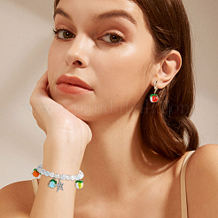 40 шт. 8 стиля бусины-фрукты ручной работы в стиле лэмпворк&nbsp;LAMP-FI0001-04