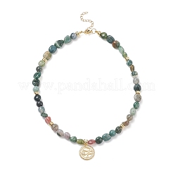 Ожерелья с кулонами из змеиной латуни с микро-паве для женщин&nbsp;NJEW-JN03987-02