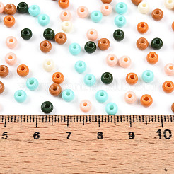 Выпечка краска стеклянные бусины&nbsp;SEED-N007-02I