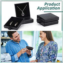 Картонные ящики для хранения ювелирных изделий&nbsp;LS-CON-WH0112-007B