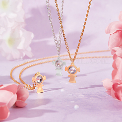 12 шт. подвески из нержавеющей стали 201 двух цветов&nbsp;STAS-DC0006-33