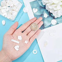 Подвески / подвески из натуральных пресноводных ракушек&nbsp;SHEL-NB0001-03