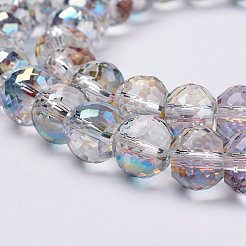 Гальванические стеклянные бусины&nbsp;EGLA-P027-HR02