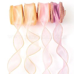 4 рулон ленты из органзы 4 цветов&nbsp;OCOR-TA0001-67