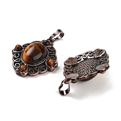 Естественно тигровый глаз ромб подвески&nbsp;G-K363-02R-03