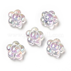 УФ-покрытие Радужные радужные прозрачные акриловые бусины&nbsp;X-OACR-C007-11