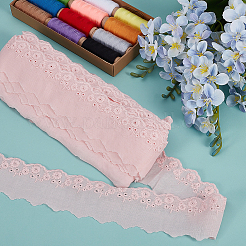 16 ярд хлопковых кружевных лент с цветочной вышивкой&nbsp;OCOR-ME0001-21A