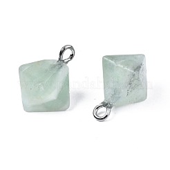 Естественный зеленый авантюрин подвески&nbsp;G-N326-102