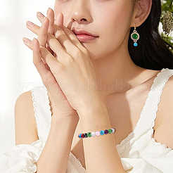 220 шт. 10-х цветные стеклянные круглые бусины&nbsp;DGLA-YW0001-59