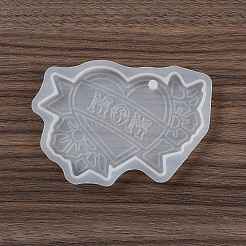 Подвески ко Дню матери своими руками из силиконовой формы&nbsp;LS-DIY-K073-15A