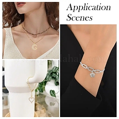 16 шт. 8 стиля подвески на стойке с покрытием из латуни с микропаве из кубического циркония&nbsp;ZIRC-YW0001-30