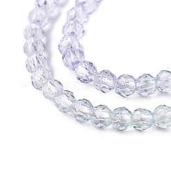 Прозрачный градиент цвета стеклянные бусины пряди&nbsp;LS-GLAA-G101-2mm-18