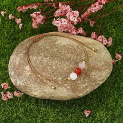 Браслеты из натуральных агатовых бусин&nbsp;LN7466