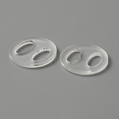 Акриловая пустая съемная пуговица с помпоном&nbsp;TOOL-WH0136-84