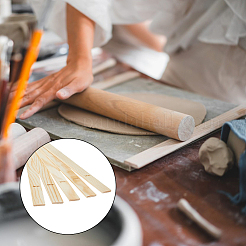 Деревянные направляющие для грязевых палок WOOD-WH0022-69E