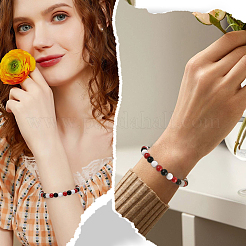 3 цвет непрозрачных акриловых бусин&nbsp;MACR-SP0001-94B