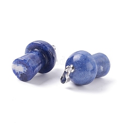 Природные подвески содалитом&nbsp;G-M380-B05-P