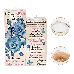 Деревянный подсвечник&nbsp;AJEW-WH0257-012