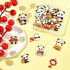 28шт 7 стиля подвески из сплава с эмалью&nbsp;ENAM-FS0002-82