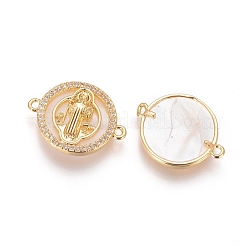 Соединители из латуни с микрочастицами и кубическим цирконием&nbsp;KK-I656-37