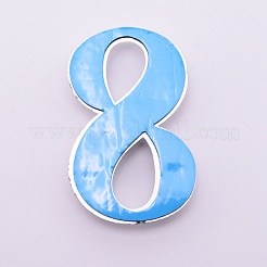 Пластиковые и ПВХ этикетки с номером&nbsp;X-KY-WH0023-B08-01