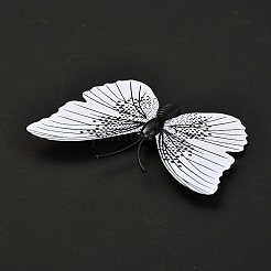 ПВХ пластиковые искусственные 3d украшения бабочки&nbsp;LS-DIY-I072-02E