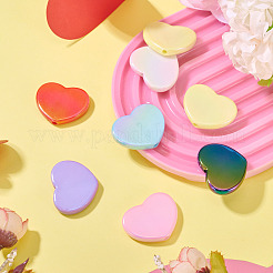 10шт УФ-покрытие непрозрачные акриловые бусины&nbsp;OACR-TA0001-11