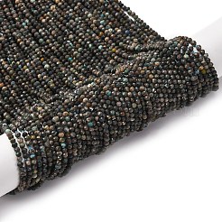 Бусы натуральная африканская бирюза (яшма)&nbsp;LS-G-RM2025-A25-3mm