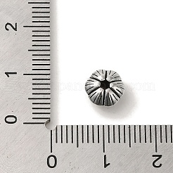 Сплавочные овальные бусины тибетского стиля &nbsp;TIBEB-L007-08AS