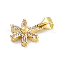 Стойки обшивки латунь микро проложить кубическую прелесть диоксида циркония&nbsp;KK-C074-64G-01