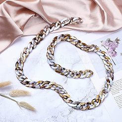 5 прядь 5 цвета акриловые панцирные цепи&nbsp;CHAC-CA0001-01