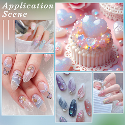 1500 шт. 3 стиля полукруглых пузырчатых бусин из смолы&nbsp;MRMJ-SC0001-41