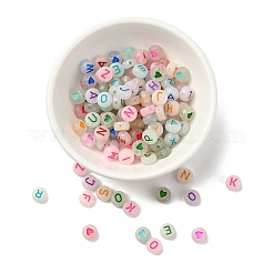 160шт 2 стиля светящиеся акриловые бусины&nbsp;MACR-YW0001-15