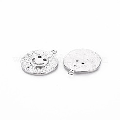 Латунные микропаве из черного кубического циркония&nbsp;KK-S356-683B