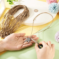 30 шт. экологически чистые корейские вощеные полиэстеровые плетеные регулируемые ожерелья&nbsp;NJEW-TAC0023-03