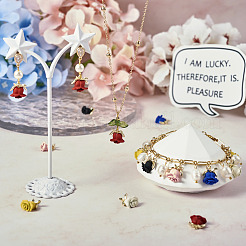 24 шт. 6 цвета окрашенные распылением подвески из сплава&nbsp;FIND-TA0003-29