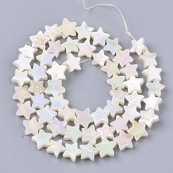 Нити бусин из пресноводных ракушек&nbsp;X-SHEL-N026-08A